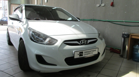 Чип-тюнинг Hyundai Solaris 1.4i 107hp 2012 года выпуска