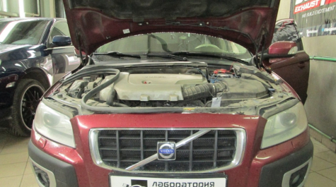 Отключение и удаление сажевого фильтра и клапана EGR на Volvo XC70 2.4d AT 185hp 2008 года выпуска