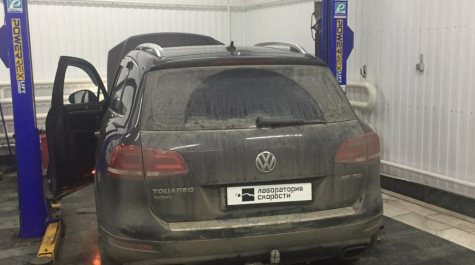 Чип тюнинг и отключение клапана EGR на Volkswagen Touareg 3.0 TDI 245hp 2012 года выпуска