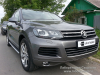 Чип-тюнинг Volkswagen Touareg 4.2 TDI 340hp 2011 года (фото 2)